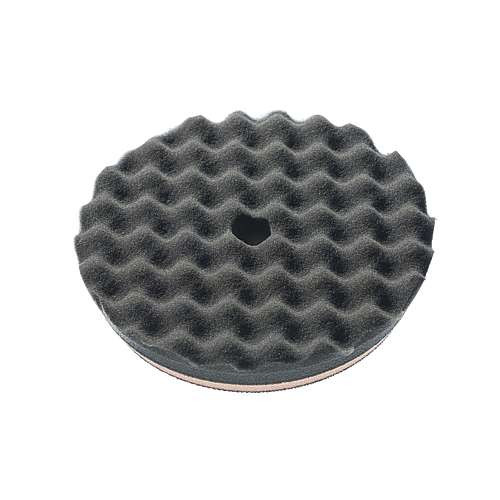 Normfest Waffel-Polierschwamm für sehr leichten Abtrag Ø 150 mm, schwarz