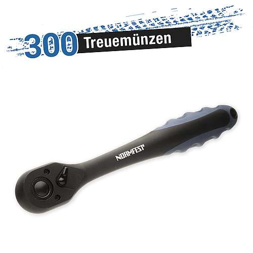 Normfest 1/2″ Feinzahn-Umschaltknarre 72 Zähne