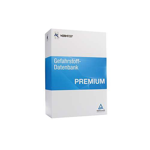 Normfest Gefahrstoff-Datenbank Premium Chemie lückenlos dokumentiert