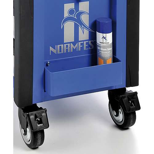 Normfest Dosenhalter blau für Werkstattwagen