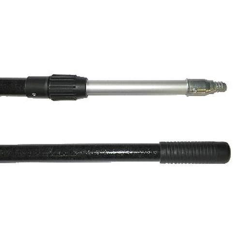 Normfest Teleskopstiel 2 x 1,50 m schwarz, aluminium