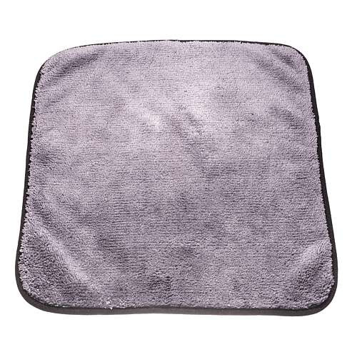 Normfest Mikrofasertuch hochflorig grau, sehr weich, 40 x 40 cm