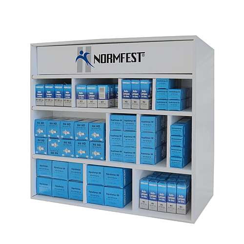 Normfest Lampenschrank leer für Werkstattwagen