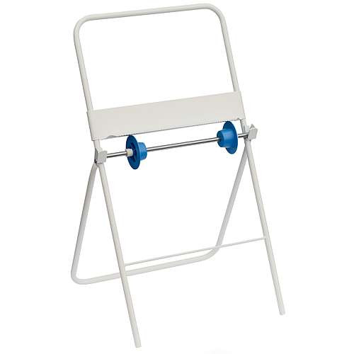 Normfest Bodenständer für Industrie-Putzrollen für Putzpapier- und Vliesstoffrollen