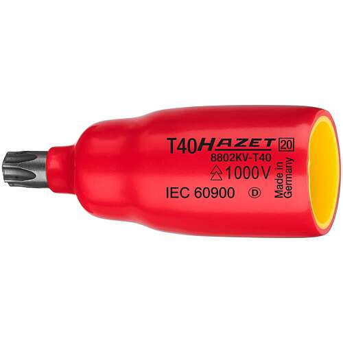 HAZET Innen TORX® 3/8″ Schraubendreher-Steckschlüsseleinsatz HAZET 8802KV-T27