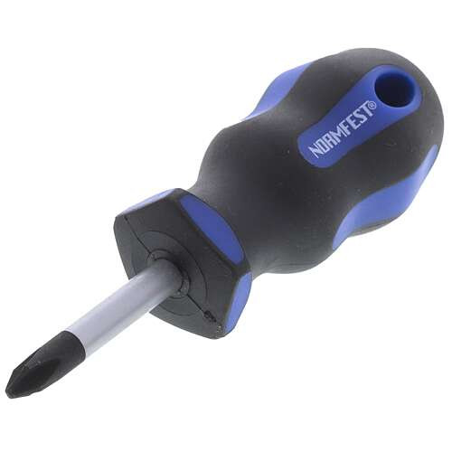 Normfest Kreuzschlitz-Schraubendreher kurz 97 mm