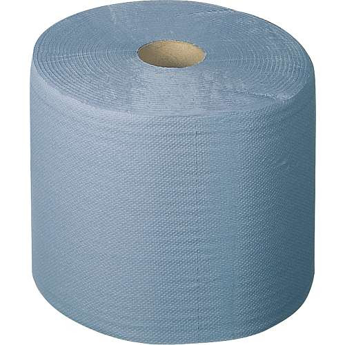 Normfest Putzpapier - Reinigungspapier Rollen 3-lagig, blau, 36,5 x 36,5 cm